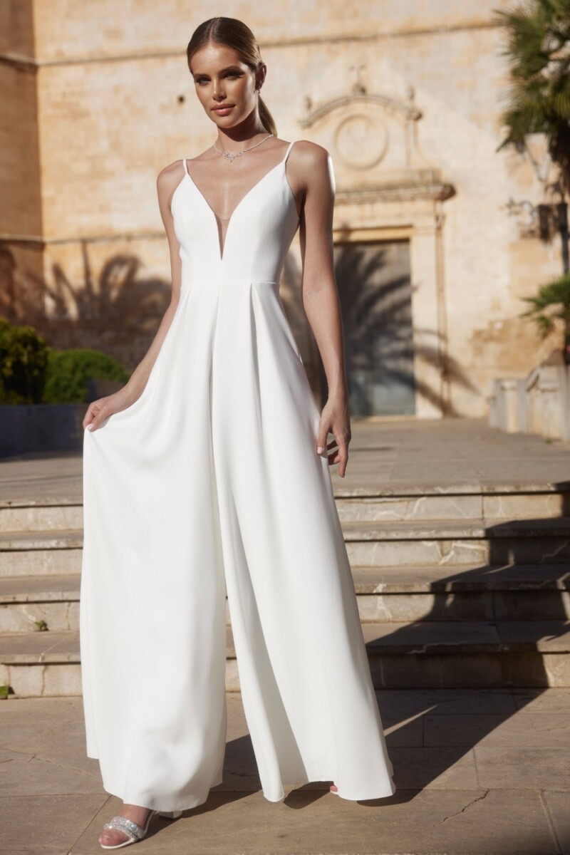 Jumpsuit LIV Bianco Evento 1